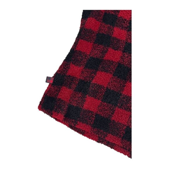 WOOLRICH Vintage Y2K Plaid Red Faux Fur Designer Outdoor Vest Womens Medium - Picture 5 of 7